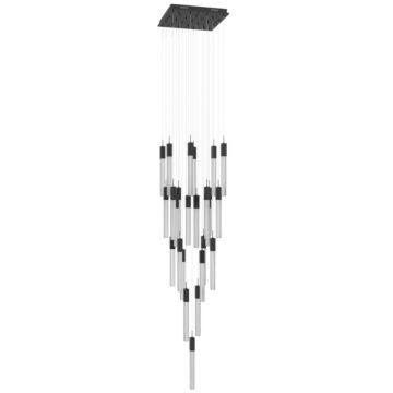 Boa LED Pendant in Black by Avenue Lighting