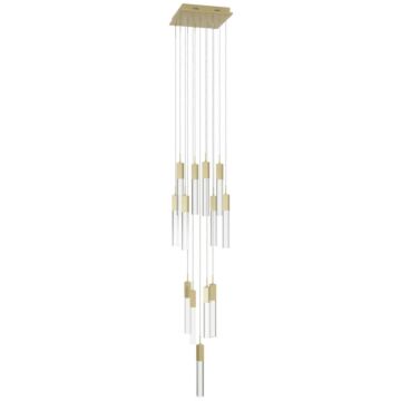 The Original Glacier  Pendant in Brushed Brass by Avenue Lighting