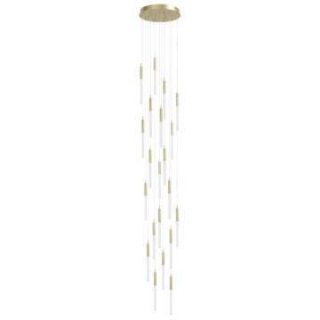 Main St. LED Pendant in Brushed Brass by Avenue Lighting