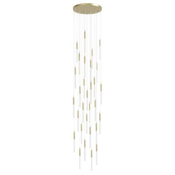 Main St. LED Pendant in Brushed Brass by Avenue Lighting