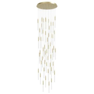 Main St. LED Pendant in Brushed Brass by Avenue Lighting