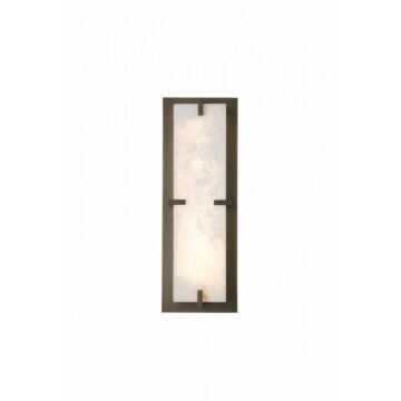 Sedona LED Wall Sconce in Alabaster   Aged Brass by Avenue Lighting