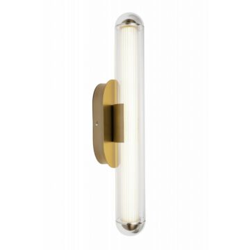 Nautilus LED Wall Sconce in Aged Brass by Avenue Lighting