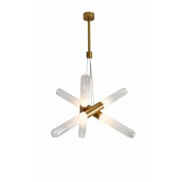 Tribeca  Pendant in Aged Brass by Avenue Lighting
