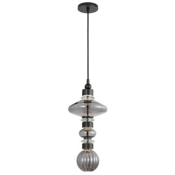 Avra LED Pendant in Black by Avenue Lighting