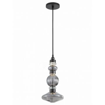 Avra LED Pendant in Black by Avenue Lighting