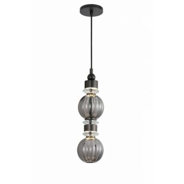 Avra LED Pendant in Black by Avenue Lighting
