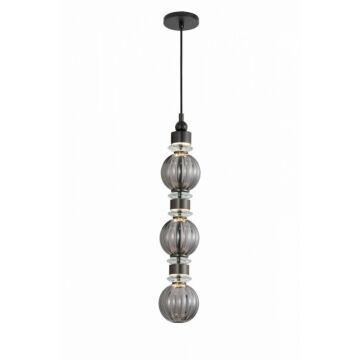 Avra LED Pendant in Black by Avenue Lighting