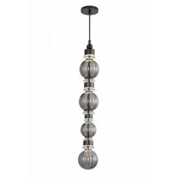 Avra LED Pendant in Black by Avenue Lighting