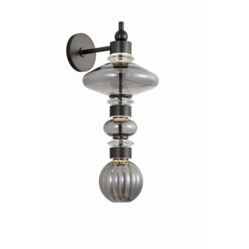 Avra LED Wall Sconce in Black by Avenue Lighting