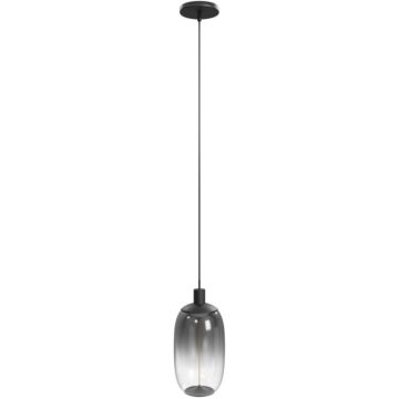 Monaco  Pendant in Black+Smoky by Avenue Lighting