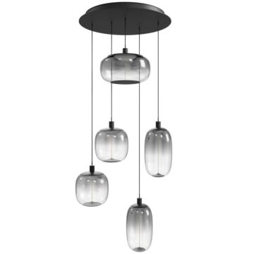 Monaco  Pendant in Black by Avenue Lighting