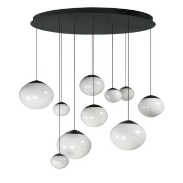 Nimbus LED Pendant in Black by ET2