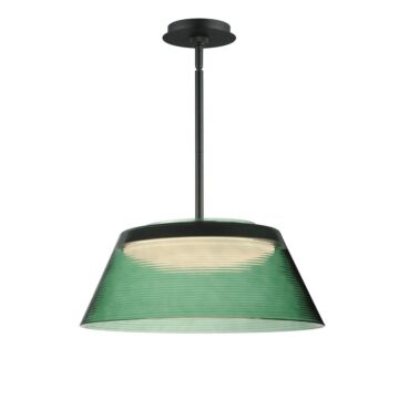 Jensen LED Pendant in Black by ET2
