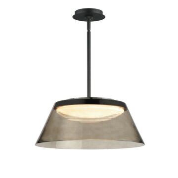 Jensen LED Pendant in Black by ET2