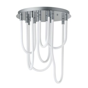 Soleil LED Flush Mount in Polished Chrome by ET2