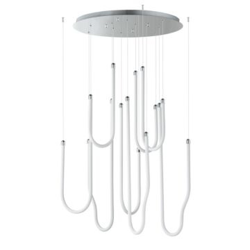Soleil LED Pendant in Polished Chrome by ET2