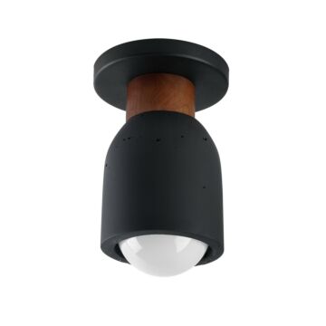 Pompeii  Flush Mount in Lava   Black by Maxim Lighting