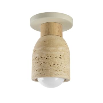 Pompeii  Flush Mount in Travertine   Oyster by Maxim Lighting