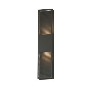 Grate LED Outdoor Wall Sconce in Architectural Bronze by ET2 Lighting