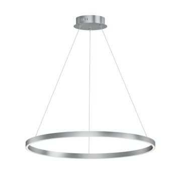 Groove 5CCT LED Pendant in Brushed Aluminum by ET2 Lighting