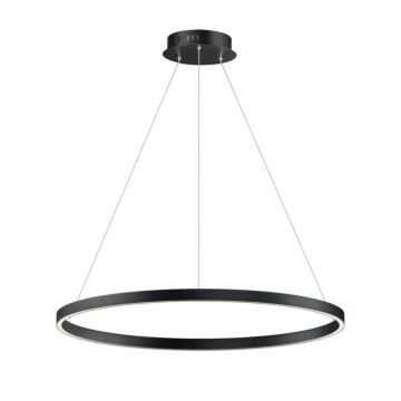 Groove 5CCT LED Pendant in Black by ET2 Lighting