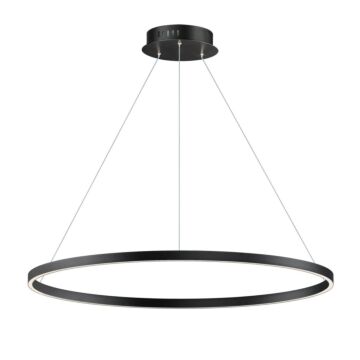 Groove 5CCT LED Pendant in Black by ET2 Lighting