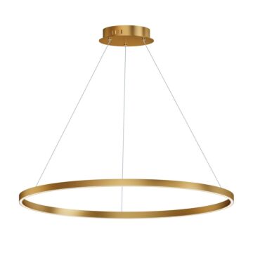 Groove 5CCT LED Pendant in Gold by ET2 Lighting