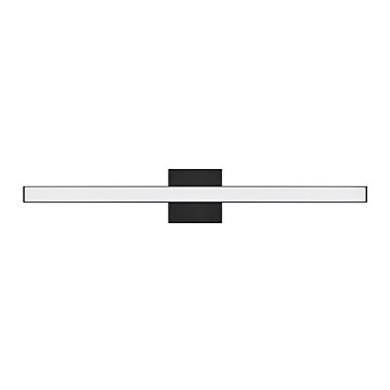 Trim LED Bathroom Vanity Light in Flat Black by Craftmade