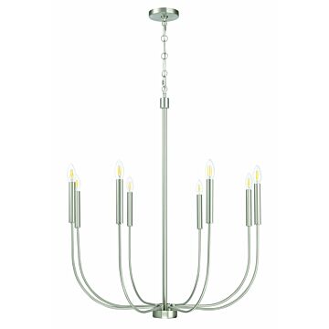 Traci  Chandelier in Brushed Polished Nickel by Craftmade