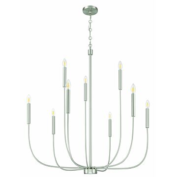 Traci  Chandelier in Brushed Polished Nickel by Craftmade