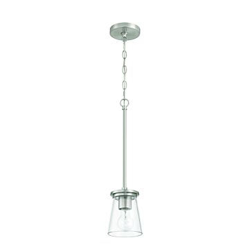 Connell  Mini Pendant in Brushed Polished Nickel by Craftmade