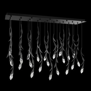 Secret Garden LED Pendant in Black by Schonbek