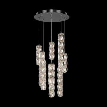 Verve LED LED Pendant in Polished Stainless Steel by Schonbek