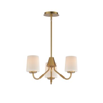 Durham  Chandelier in Natural Aged Brass by Maxim Lighting