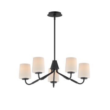 Durham  Chandelier in Black by Maxim Lighting