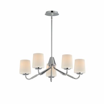 Durham  Chandelier in Polished Chrome by Maxim Lighting