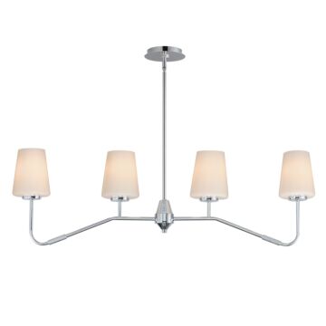 Durham  Linear Chandelier in Polished Chrome by Maxim Lighting
