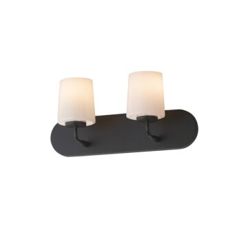 Durham  Bathroom Vanity Light in Black by Maxim