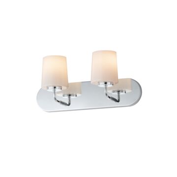 Durham  Bathroom Vanity Light in Polished Chrome by Maxim