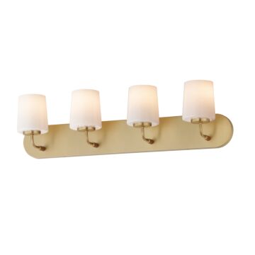Durham  Bathroom Vanity Light in Natural Aged Brass by Maxim