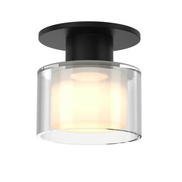 Twist-N-Lite LED Flush Mount in Black by W.A.C. Lighting