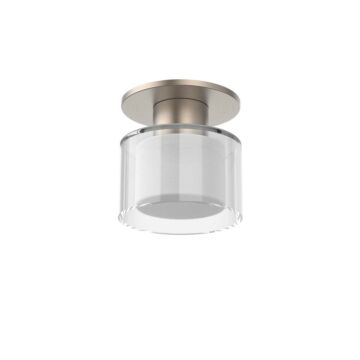 Twist-N-Lite LED Flush Mount in Brushed Nickel by W.A.C. Lighting