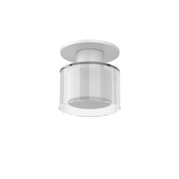 Twist-N-Lite LED Flush Mount in White by W.A.C. Lighting