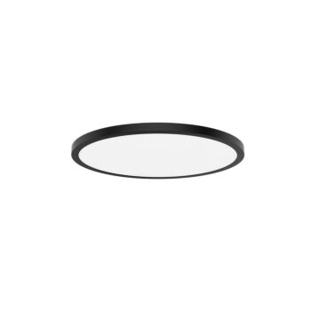 Round LED Flush Mount in Black by W.A.C. Lighting