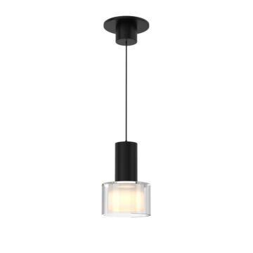 Twist-N-Lite LED Pendant in Black by W.A.C. Lighting