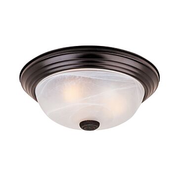 Decorative Flushmount 3-Light Flushmount in Oil Rubbed Bronze