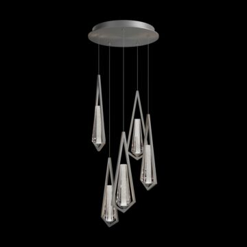 Devotion LED Pendant in Satin Nickel by Schonbek Beyond