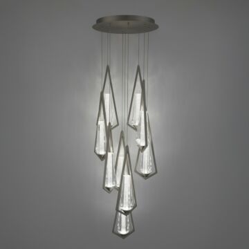 Devotion LED Pendant in Satin Nickel by Schonbek