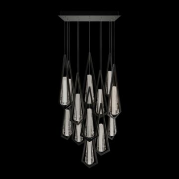 Devotion LED Pendant in Black by Schonbek Beyond
